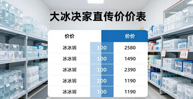 大冰块批发厂家怎么选？吴中直供渠道靠谱吗