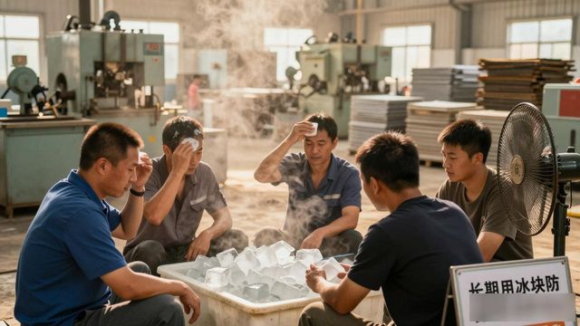 工厂高温环境降温方案_吴中车间防暑降温冰块_车间防暑降温冰块使用方法